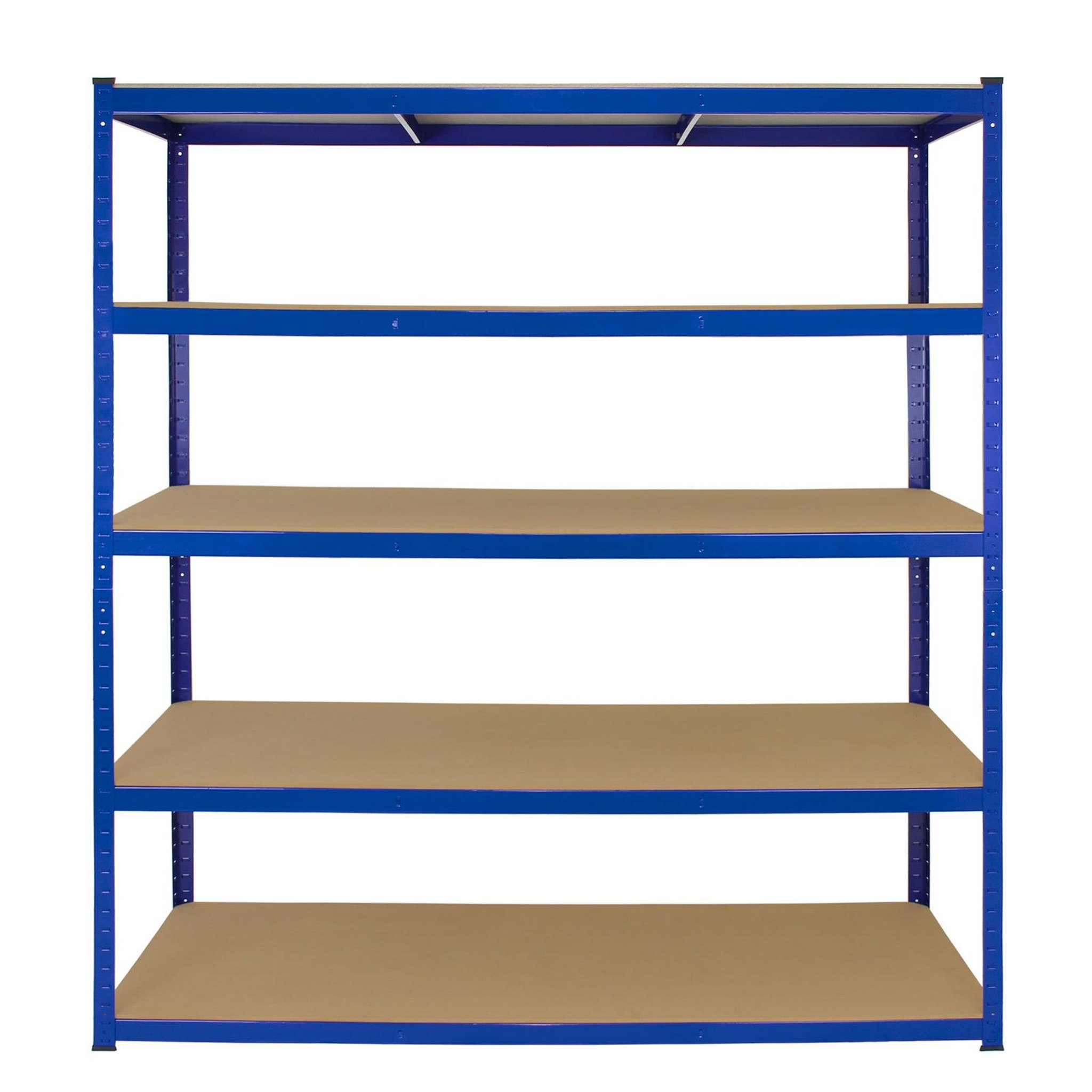 Voir la diapositive 2 : MONSTER RACKING 1 rayonnage t-rax en acier bleu 160cm x 60cm x 180cm