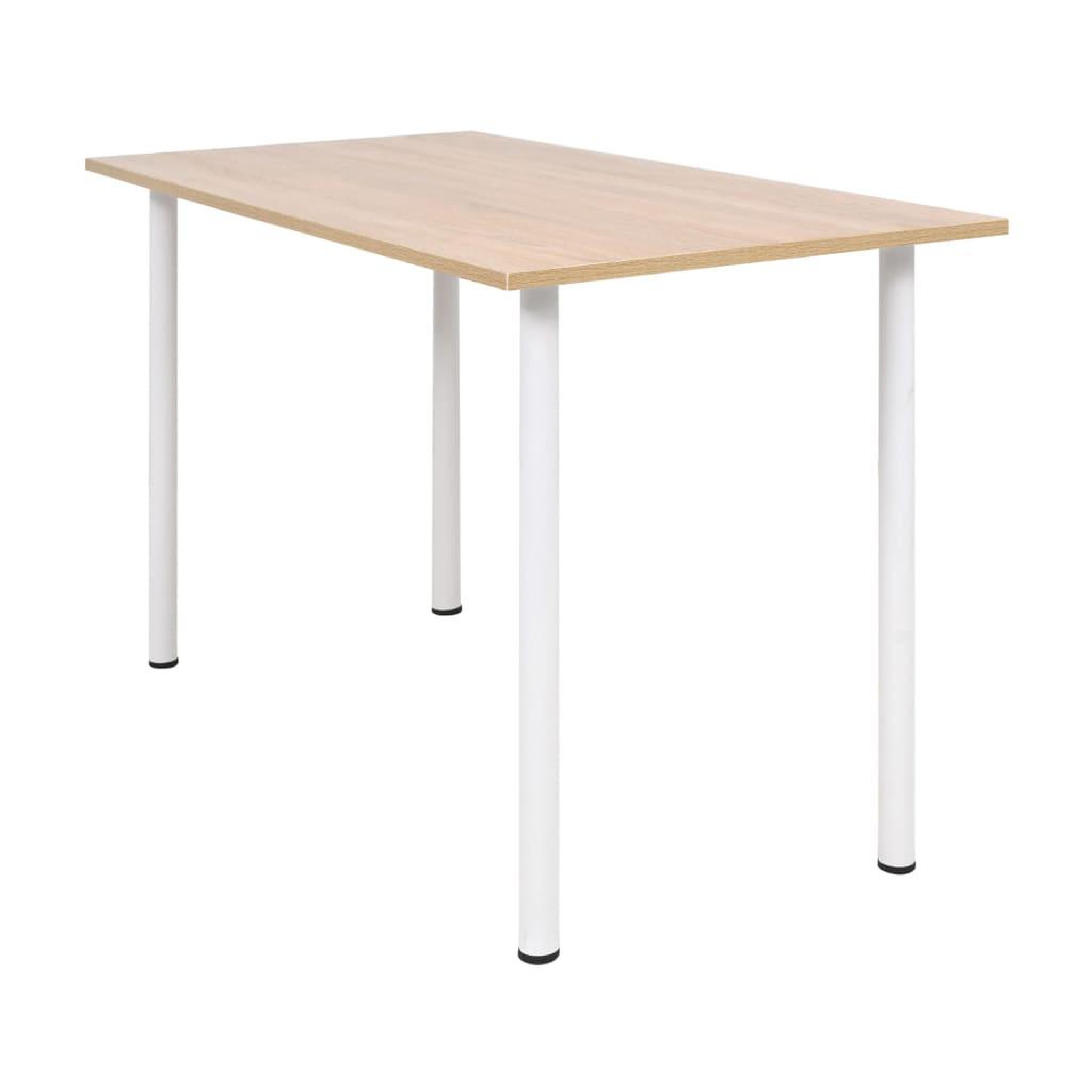 VIDAXL Table a manger 120x60x73 cm chene et blanc