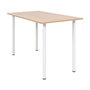 Voir la diapositive 1 : VIDAXL Table a manger 120x60x73 cm Chene et blanc