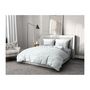 Voir la diapositive 3 : HOME LINGE PASSION Parure de couette HOME LINGE PASSION Adonis - 3 Pcs - 240 x 260 - 100% Coton 57 Fils - Bleu