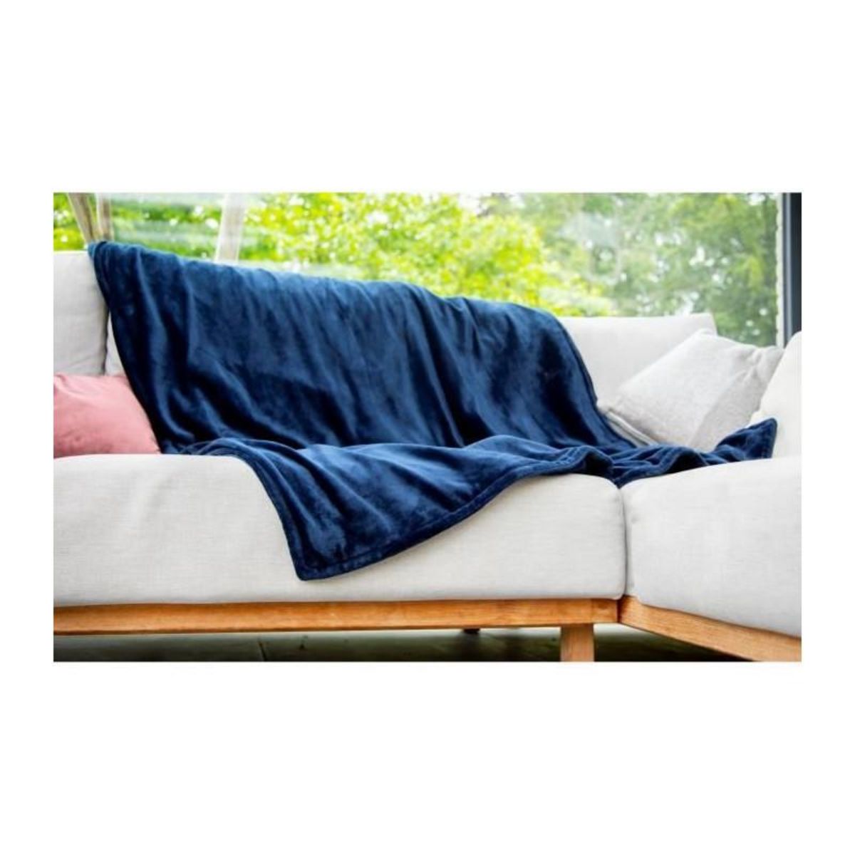 Domo Surcouverture chauffante électrique DOMO - 10 réglages - Jusqu'a 10 heures - Bleu