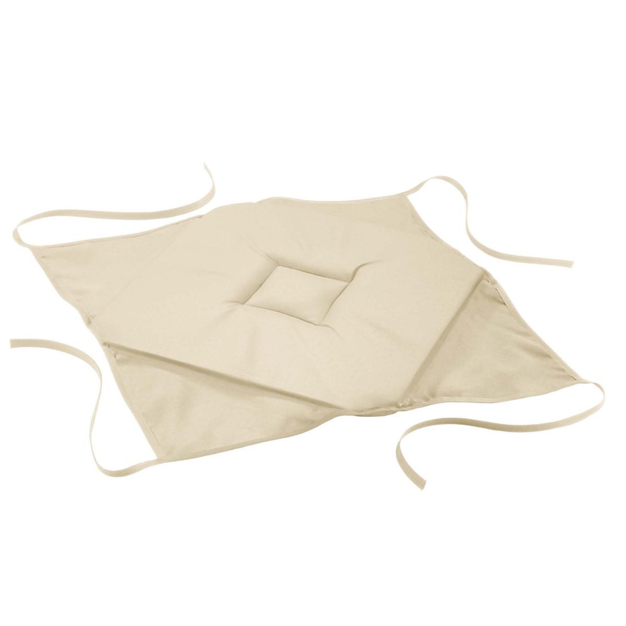 Douceur d'Intérieur Galette de chaise  essentiel  40x40cm naturel