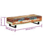 Voir la diapositive 6 : VIDAXL Table basse 120x50x30 cm Bois de recuperation solide et acier