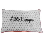 FUTURE HOME Coussin imprimé texte en coton 30x50cm LITTLE RANGER