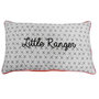 Voir la diapositive 1 : FUTURE HOME Coussin imprimé texte en coton 30x50cm LITTLE RANGER
