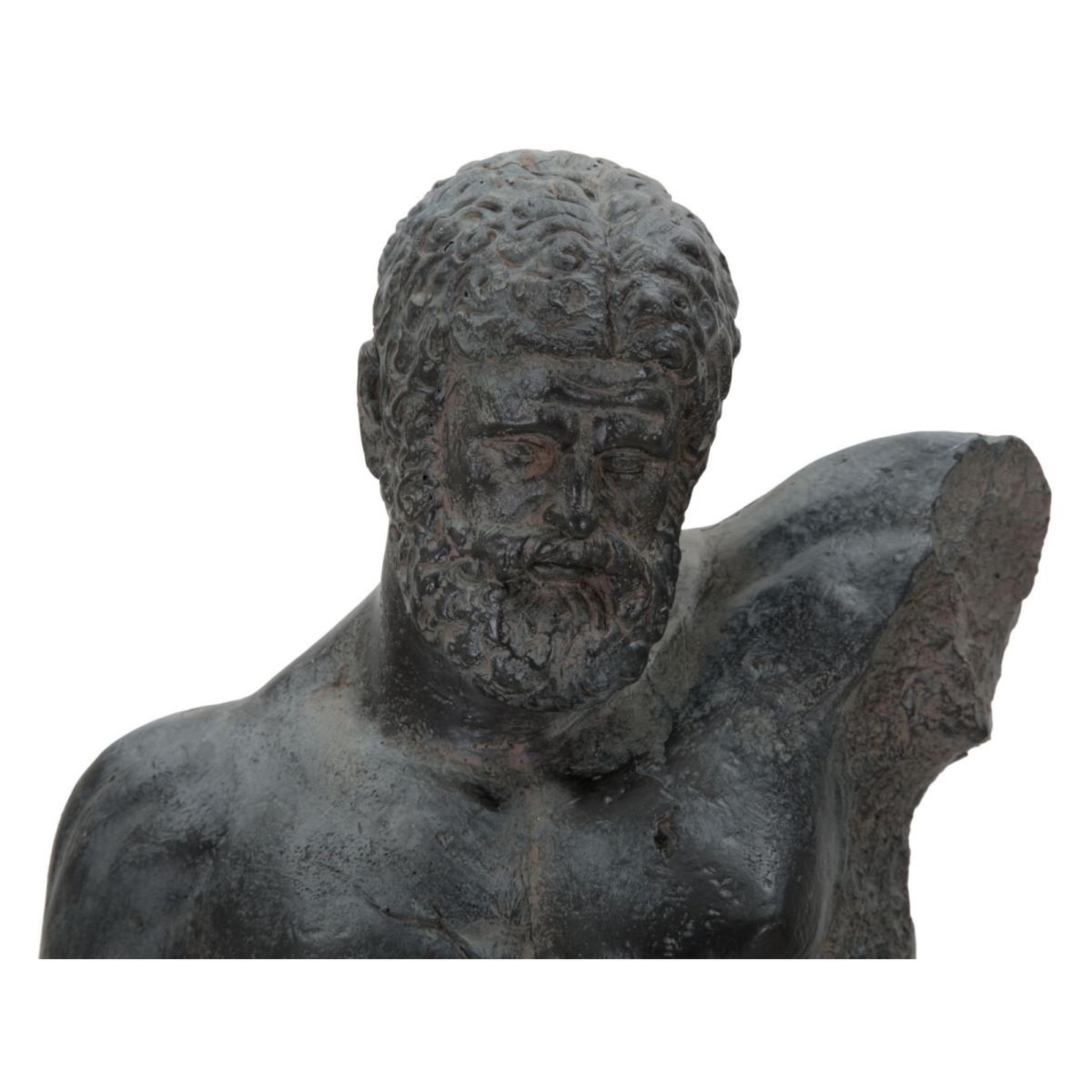 Voir la diapositive 4 : Paris Prix Statue buste masculin  musée  57cm noir