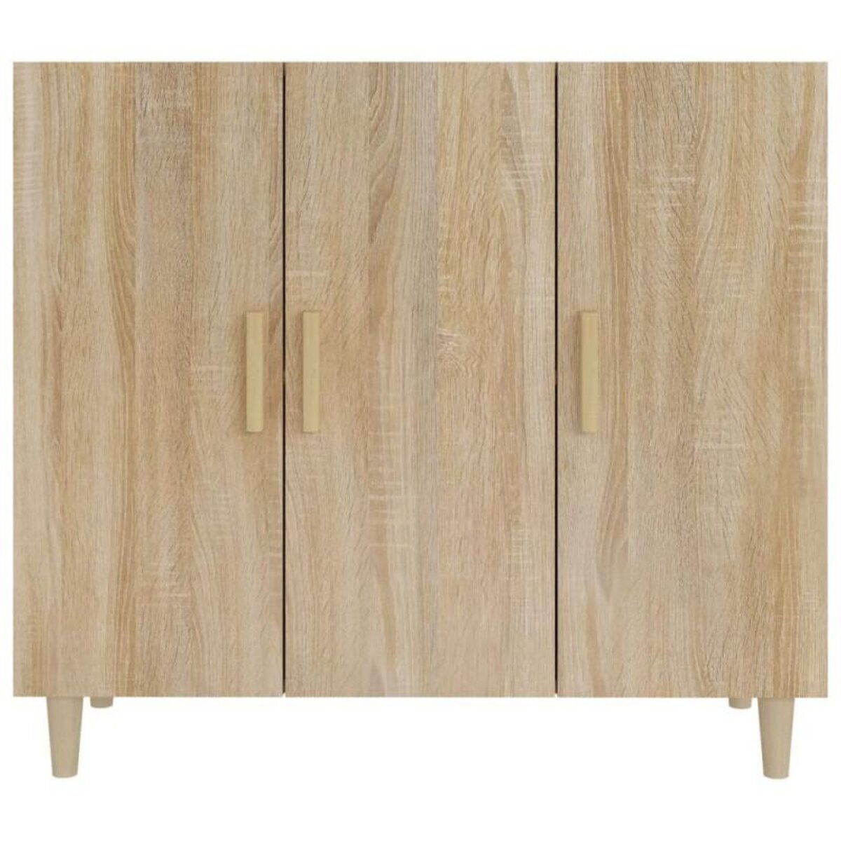 VIDAXL Buffet chêne sonoma 90x34x80 cm bois d ingénierie