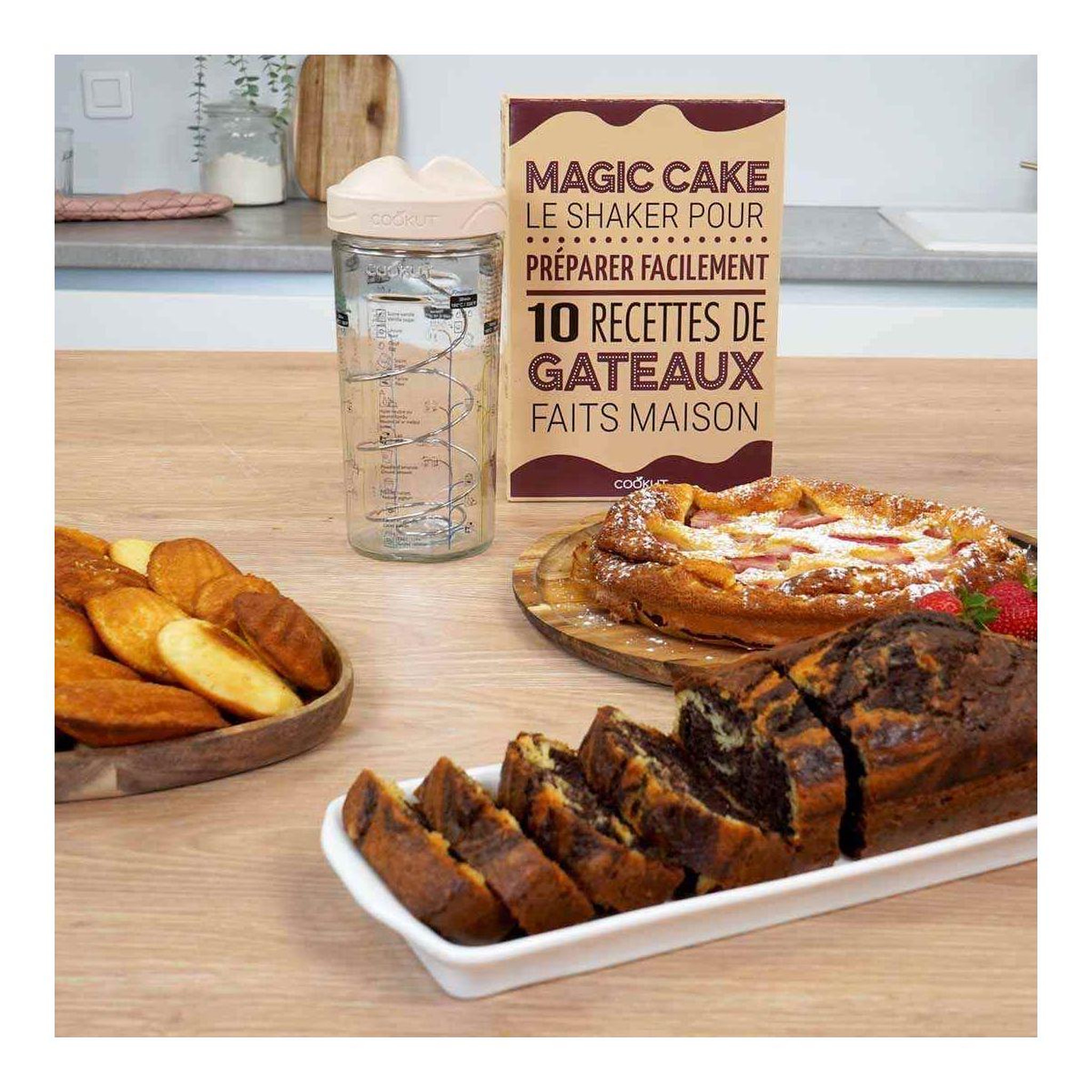 Voir la diapositive 5 : COOKUT Shaker Magic Cake