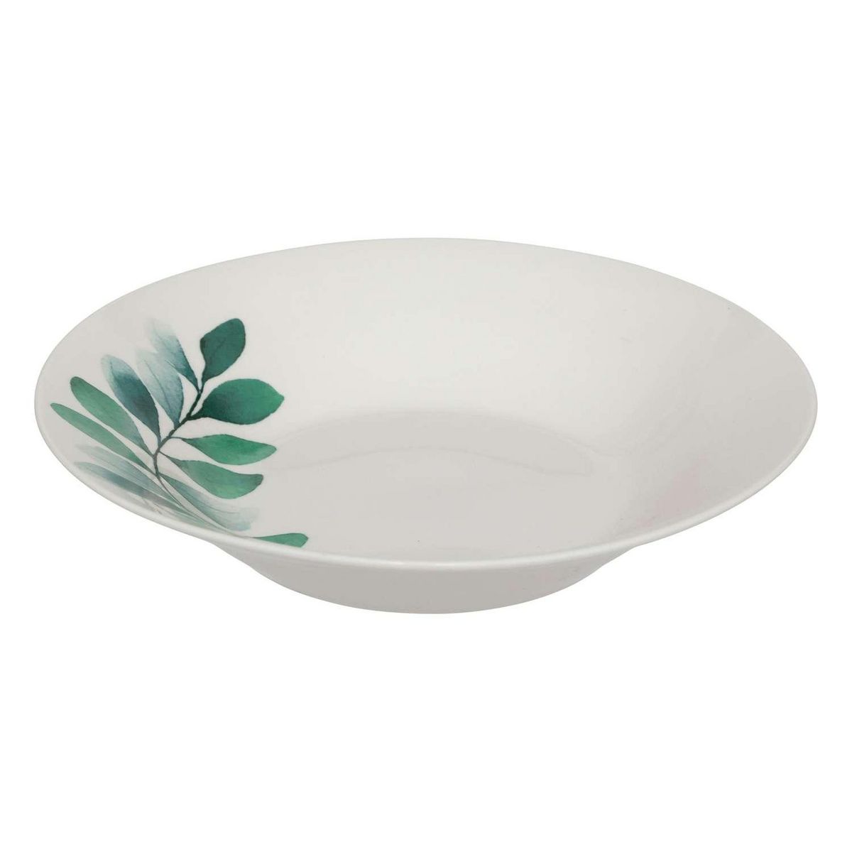 SECRET DE GOURMET Service vaisselle 18 pièces VEGETAL - Vert