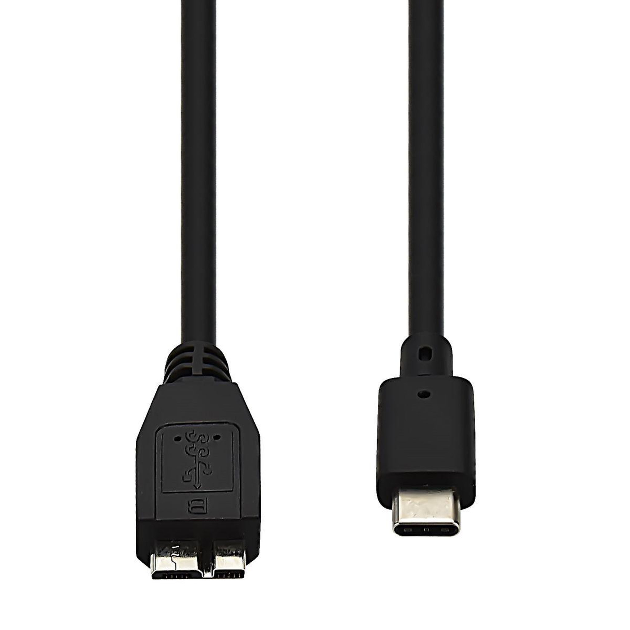Voir la diapositive 2 : ESSENTIEL B Câble usb c usb-c vers micro usb 3.0 - 1m noir