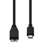 Voir la diapositive 2 : ESSENTIEL B Câble USB C USB-C vers Micro USB 3.0 - 1M NOIR