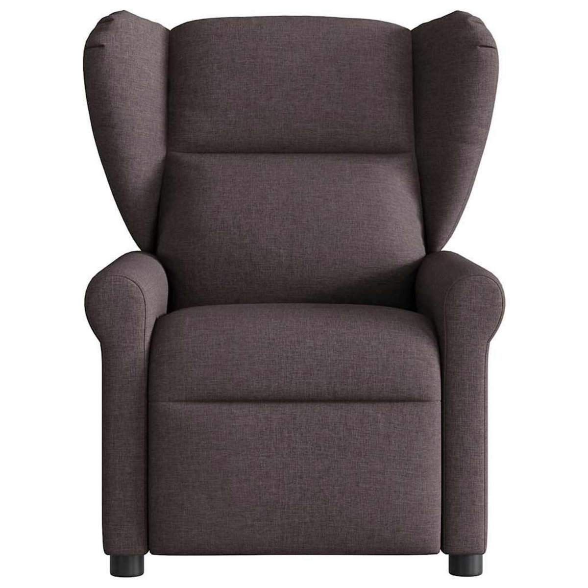 VIDAXL Fauteuil inclinable Marron fonce Tissu