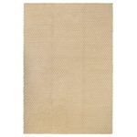 VIDAXL Tapis rectangulaire Naturel 160x230 cm Coton