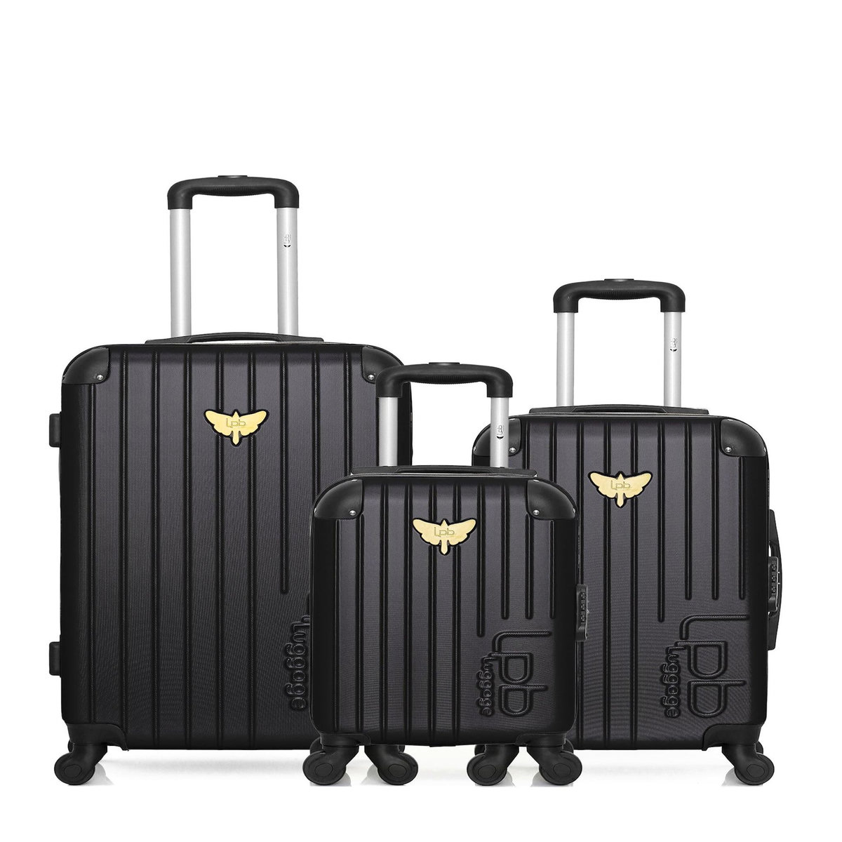LES P'TITES BOMBES LPB LPB LUGGAGE - Lot de 3 - Valise weekend, valise cabine et valise cabine XXS MARIANNE