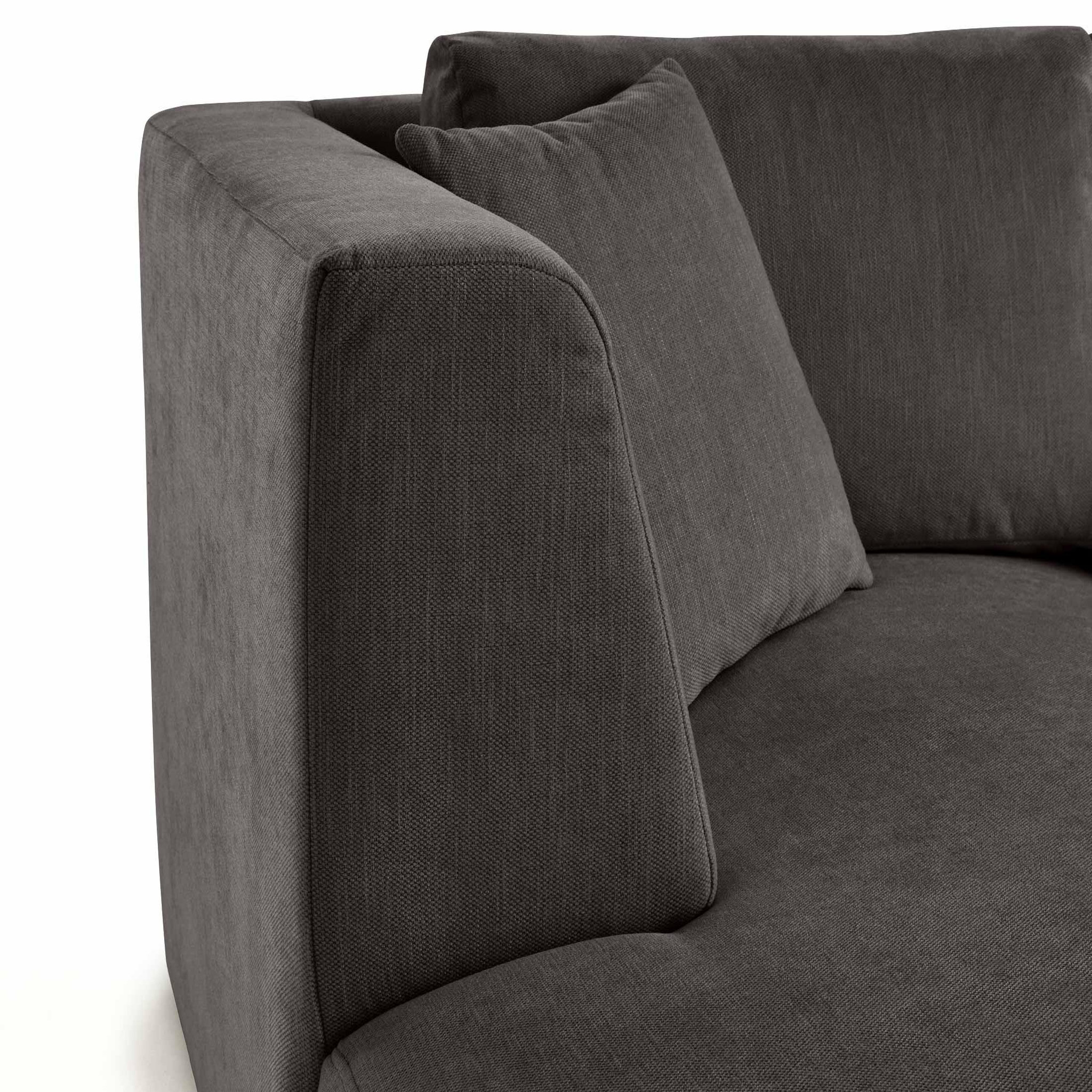 Voir la diapositive 5 : BEST MOBILIER Santorini - module d'assise méridienne gauche - en tissu texturé