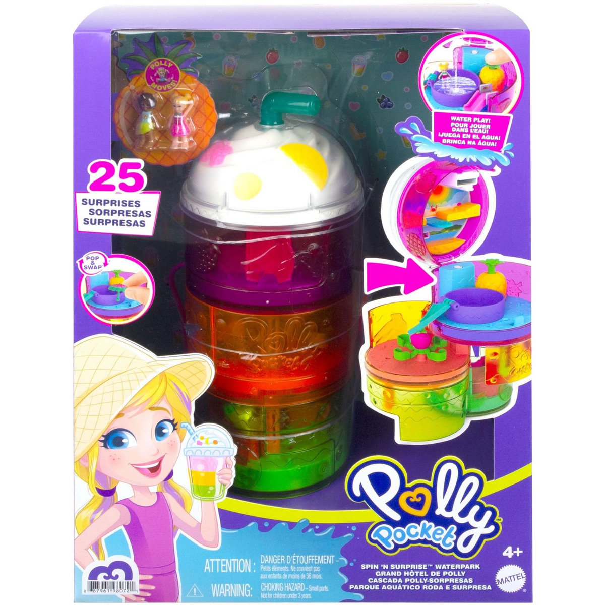 MATTEL Coffret Polly Pocket multifacettes Smoothie