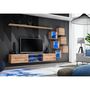Voir la diapositive 2 : Paris Prix Ensemble Meuble TV  Switch XXI  260cm Naturel
