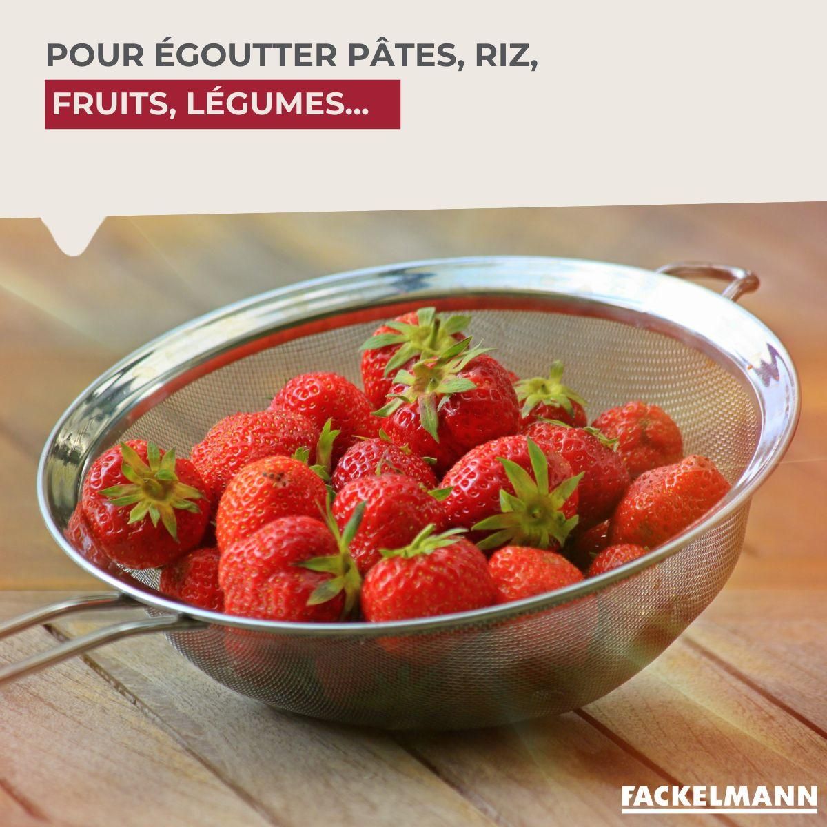 Fackelmann Passoire Chinois 16 cm de diamètre en inox Fackelmann