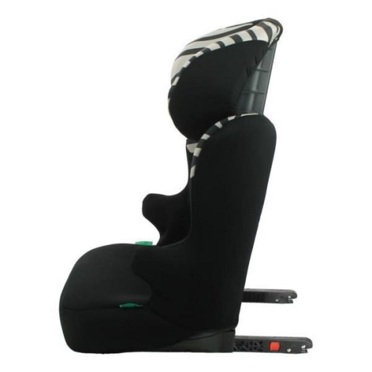 NANIA Siege Auto NANIA Rehausseur isofix  START I FIX, Groupe 2/3, de 5 a 10 ans, 15-36 kg - 95-150 cm, R 129 – Tetiere réglable– Base incli