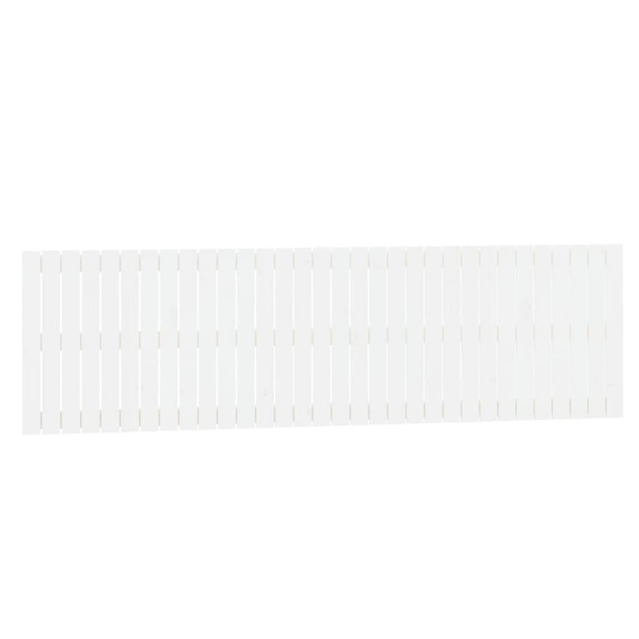 Voir la diapositive 2 : VIDAXL Tete de lit murale Blanc 204x3x60 cm Bois massif de pin