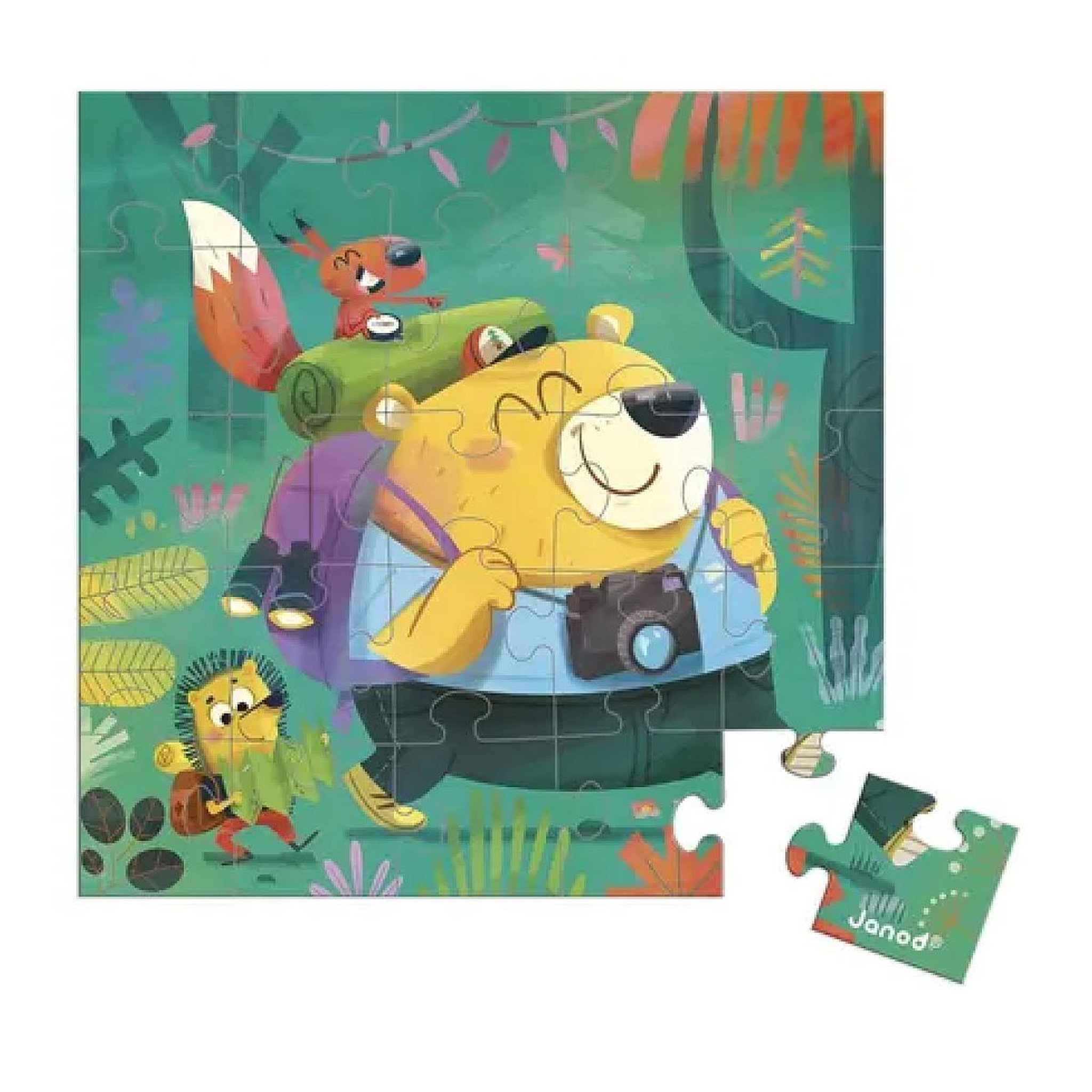 Voir la diapositive 2 : JANOD Carte Cadeau Puzzle 25 Pieces Randonnee