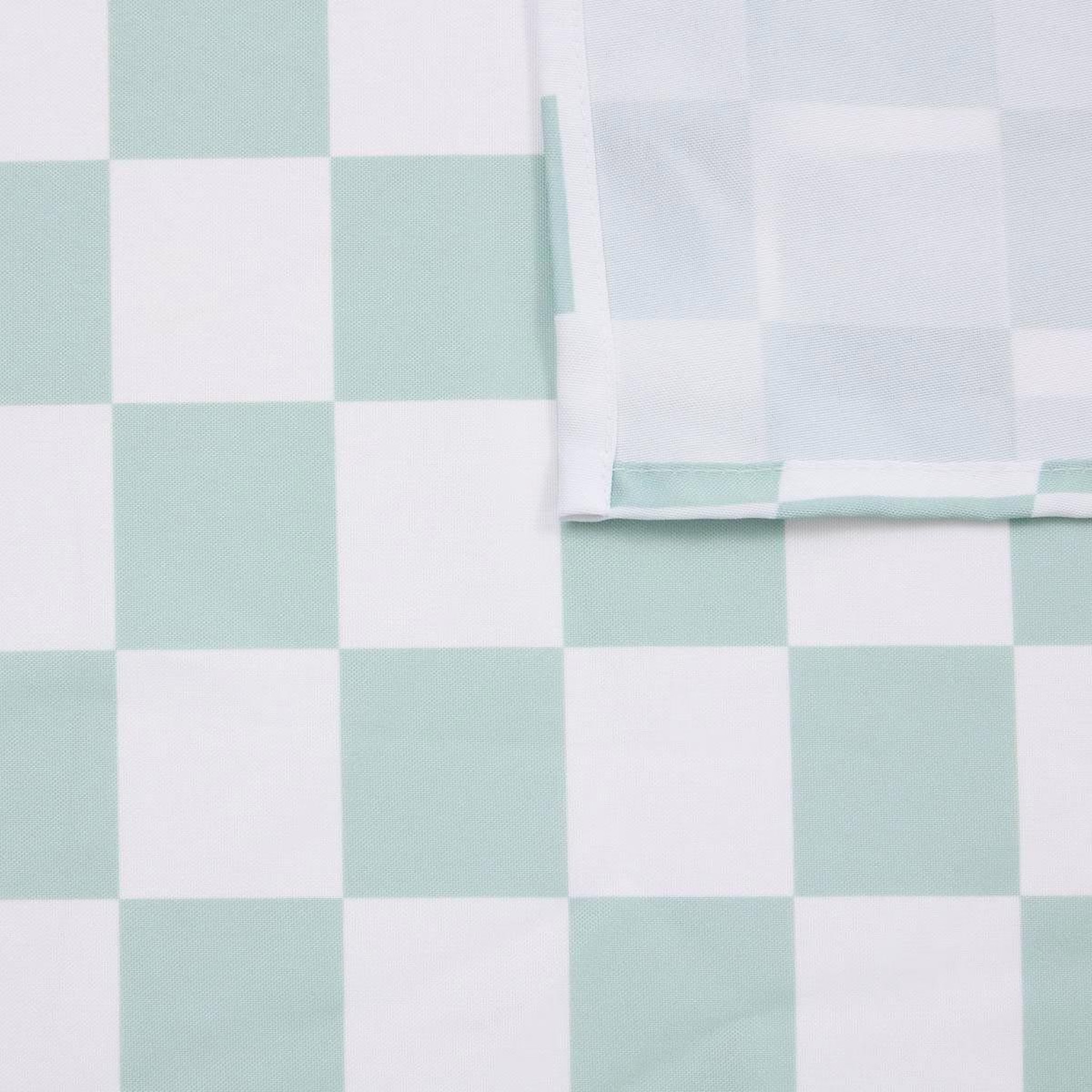 Voir la diapositive 2 : ATMOSPHERA Nappe antitache imprimé  della pasta  150x300cm vert céladon