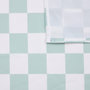 Voir la diapositive 2 : ATMOSPHERA Nappe Antitache Imprimé  Della Pasta  150x300cm Vert Céladon