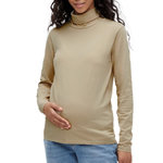 MAMALICIOUS T Shirt de Grossesse  Femme MamaliciousMia. Coloris disponibles : Beige