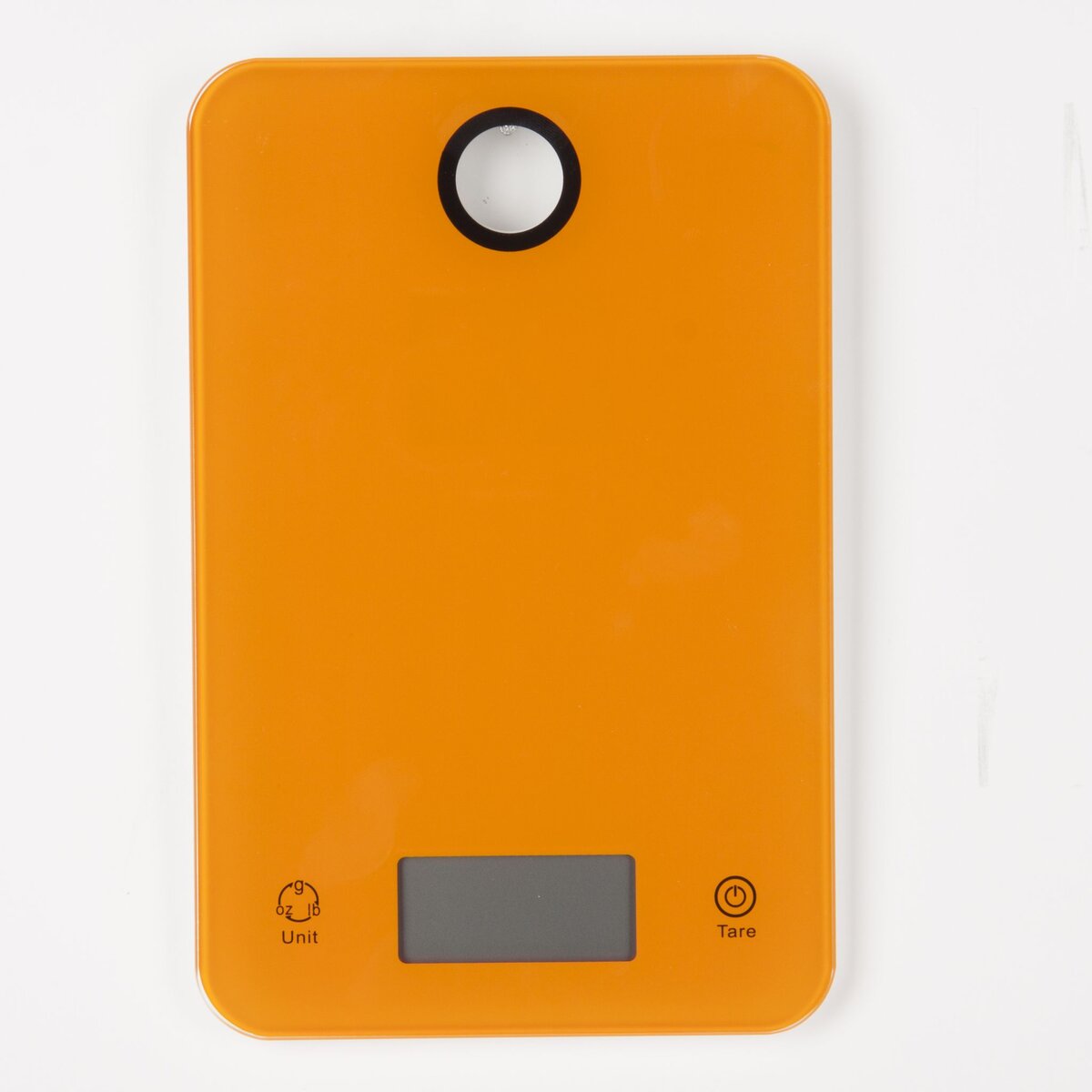 SECRET DE GOURMET Balance digitale en verre COLORS orange