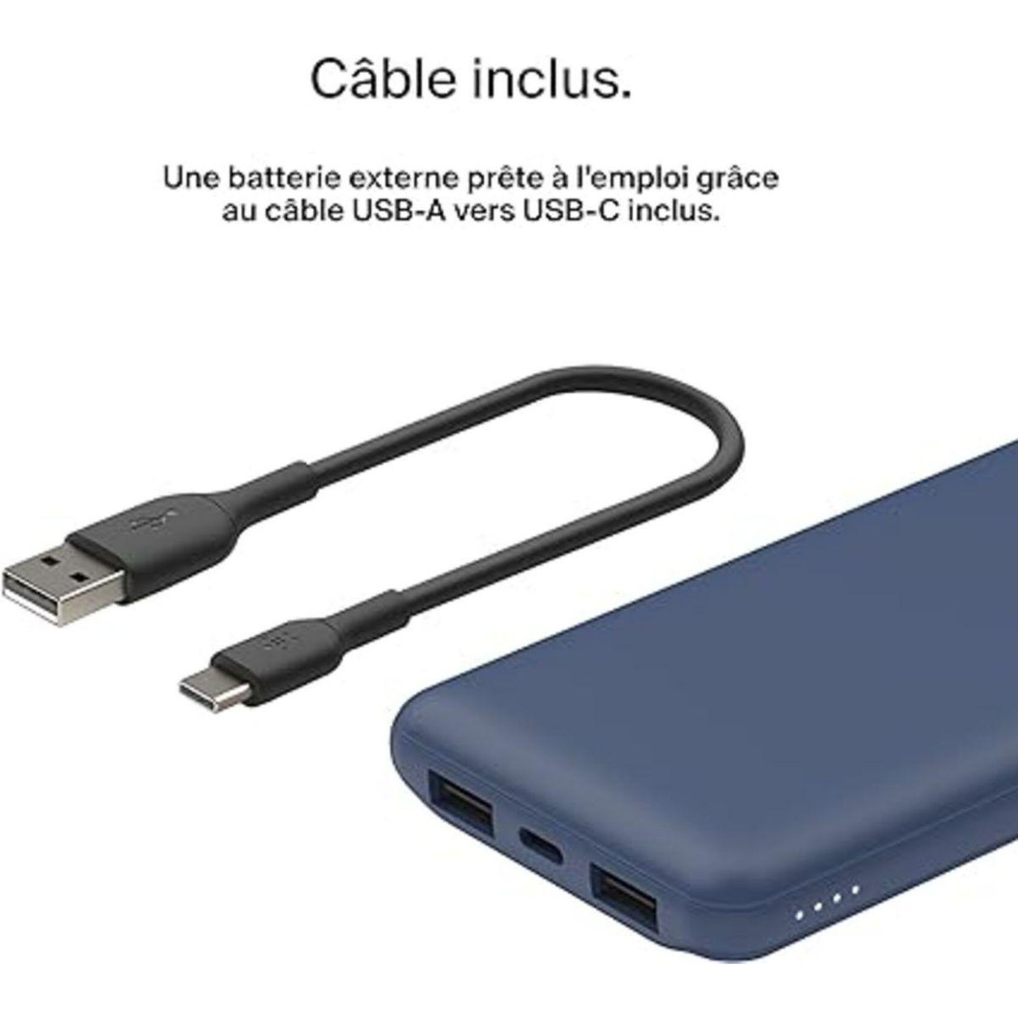 Voir la diapositive 5 : Belkin Batterie externe 10000 mah bleu