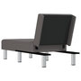 Voir la diapositive 5 : VIDAXL Chaise longue gris similicuir