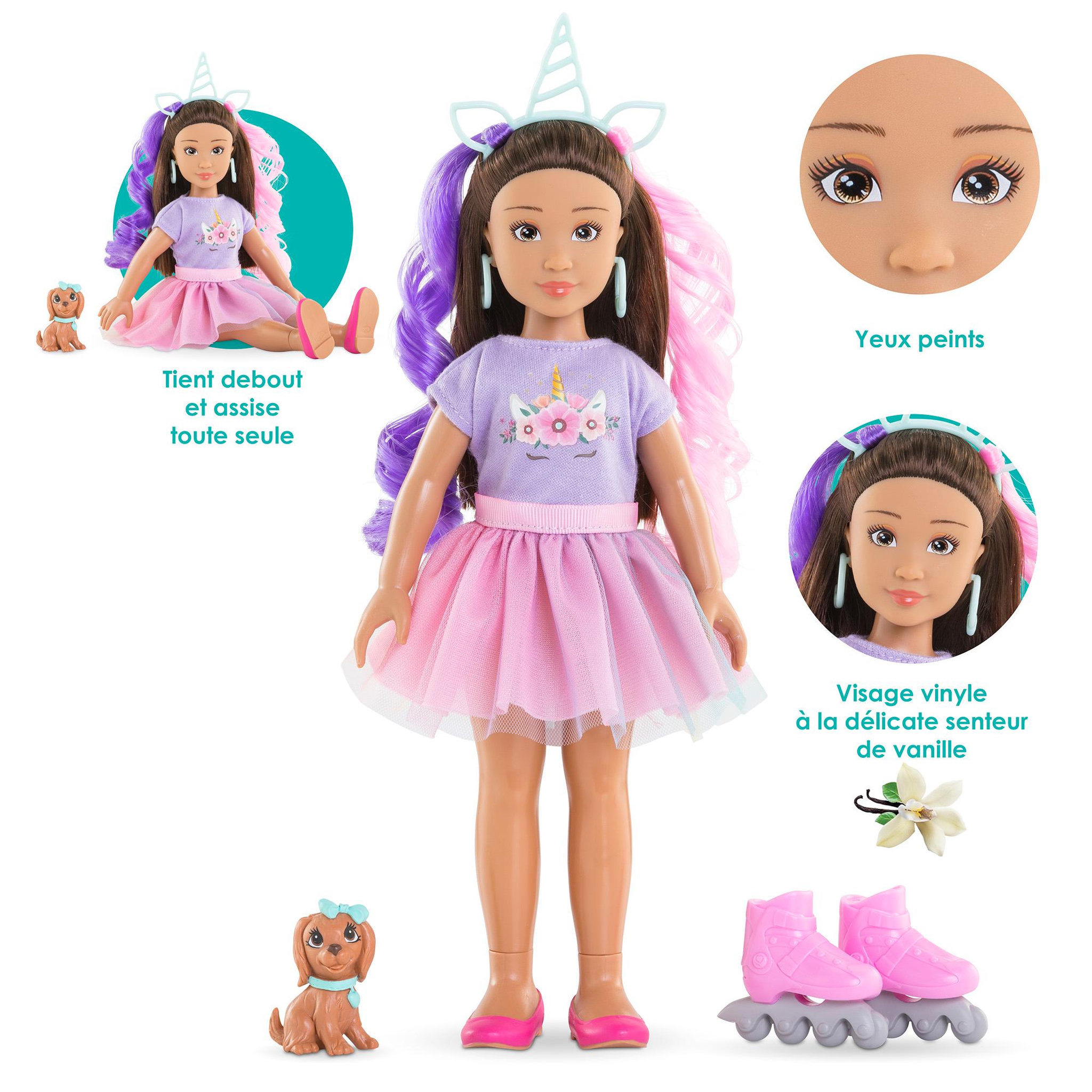Voir la diapositive 3 : Corolle Coffret Poupée Corolle Girls Luna Licorne