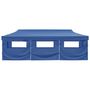 Voir la diapositive 3 : VIDAXL Tente de reception pliable avec 8 parois 3x9 m Bleu