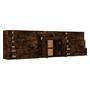 Voir la diapositive 5 : VIDAXL Buffets 3 pcs Chene fume Bois d'ingenierie
