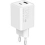 Voir la diapositive 2 : ESSENTIEL B Chargeur 32W PowerDelivery USB-A  / USB-C Blanc