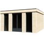 Voir la diapositive 2 : DECOR ET JARDIN Abri de jardin bois - Toit plat - 21.34m² - DECOR HOME