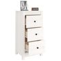 Voir la diapositive 4 : VIDAXL Buffet blanc 40x35x80 cm bois massif de pin