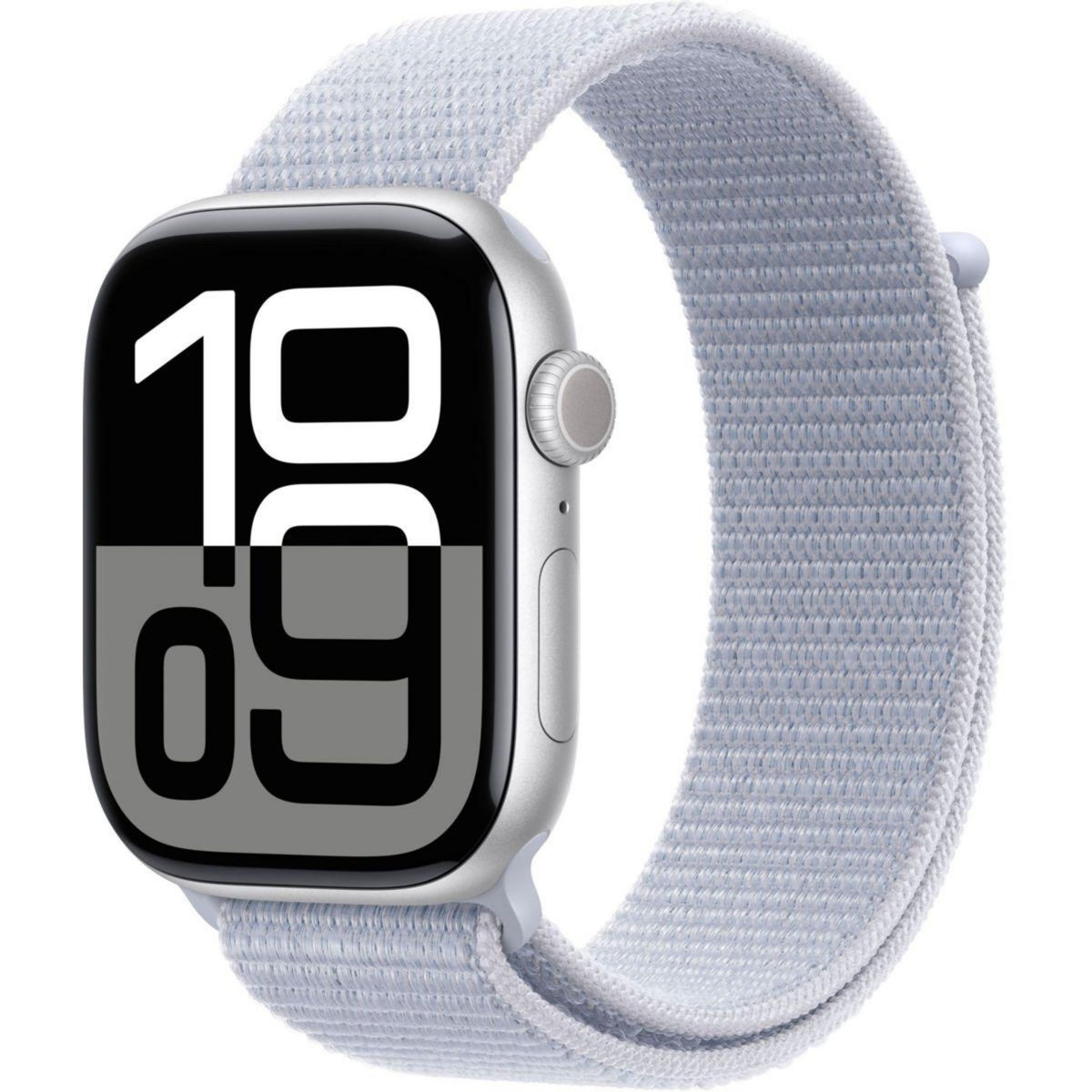 APPLE Montre connectée Serie 10 46mm Alu/Argent Loop Cellular
