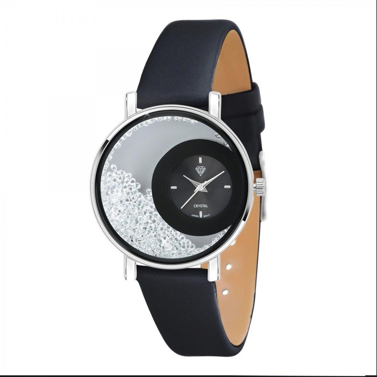 SC CRYSTAL Montre Aude élégante ornée de Cristaux scintillants par SC Crystal