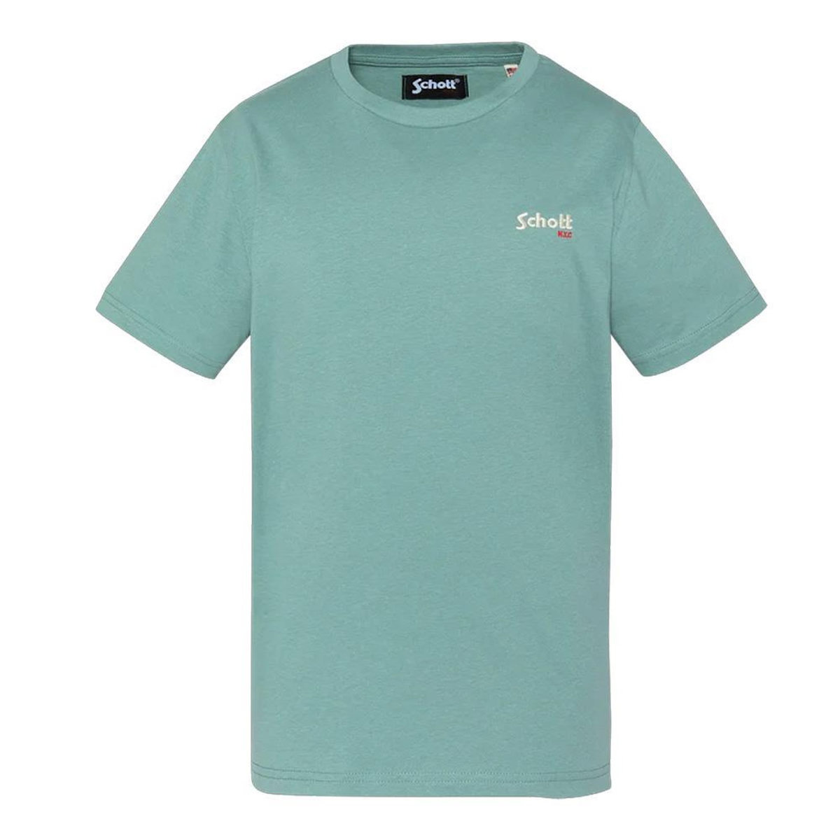 Schott T Shirt /Bleu Garçon Schott RODE