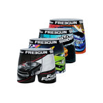 FREEGUN Lot de 4 boxers homme Fast and Furious. Coloris disponibles : Orange