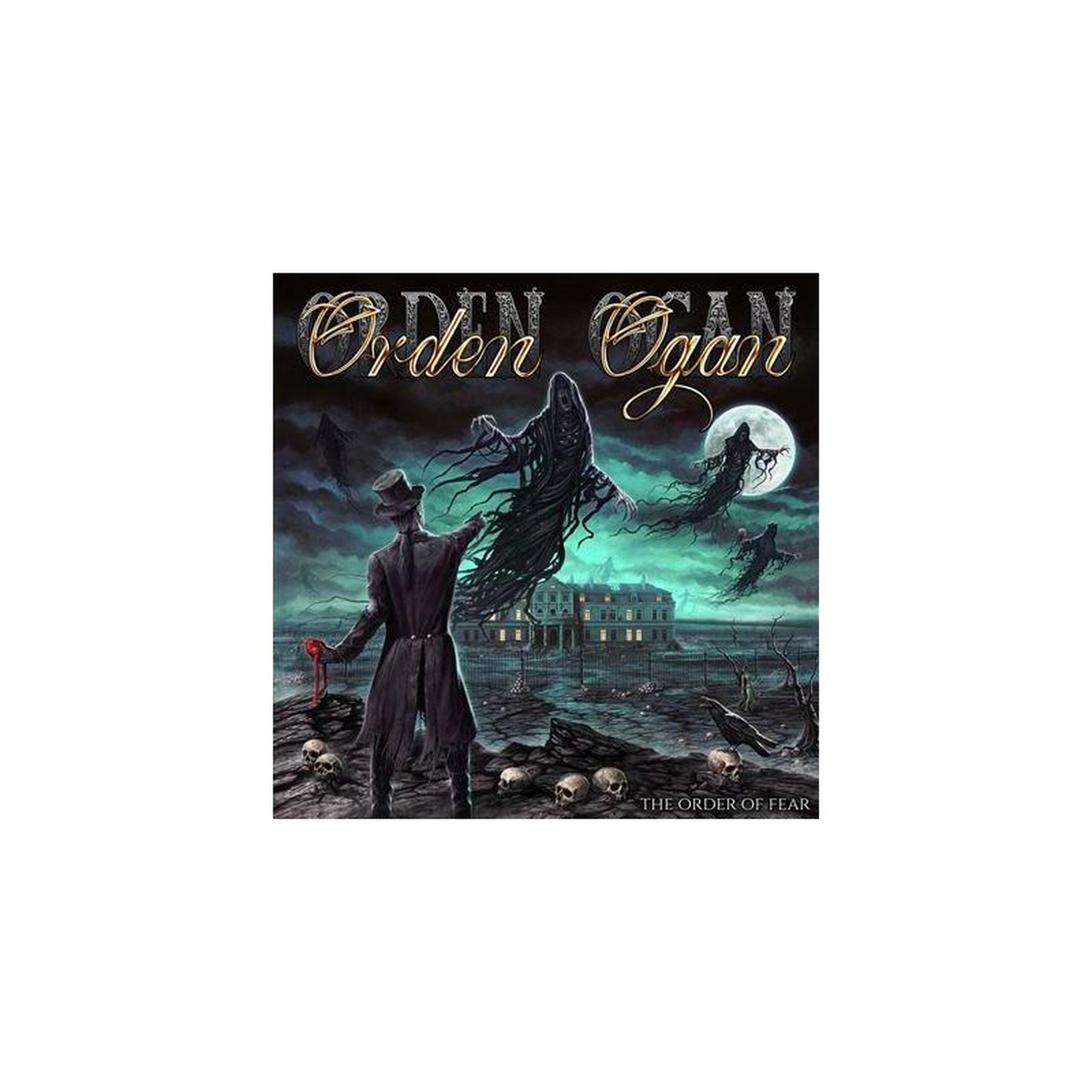Vinyle 12 pouces 33t orden ogan the order of fear édition crystal clear transparente