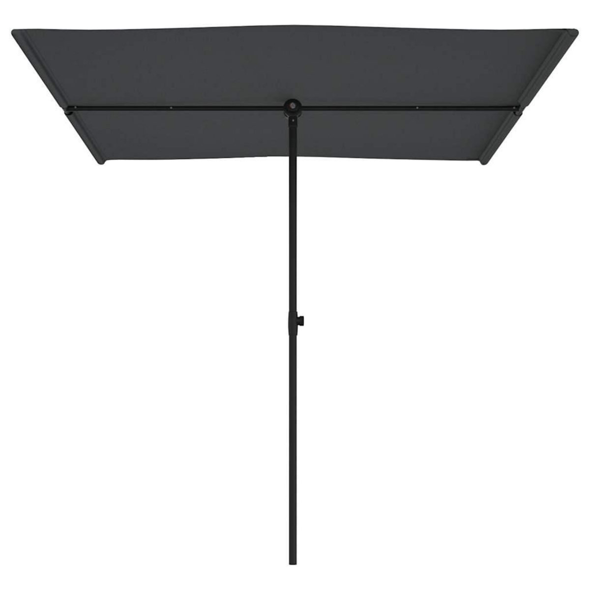 VIDAXL Parasol de jardin avec mat en aluminium 2x1,5 m Anthracite