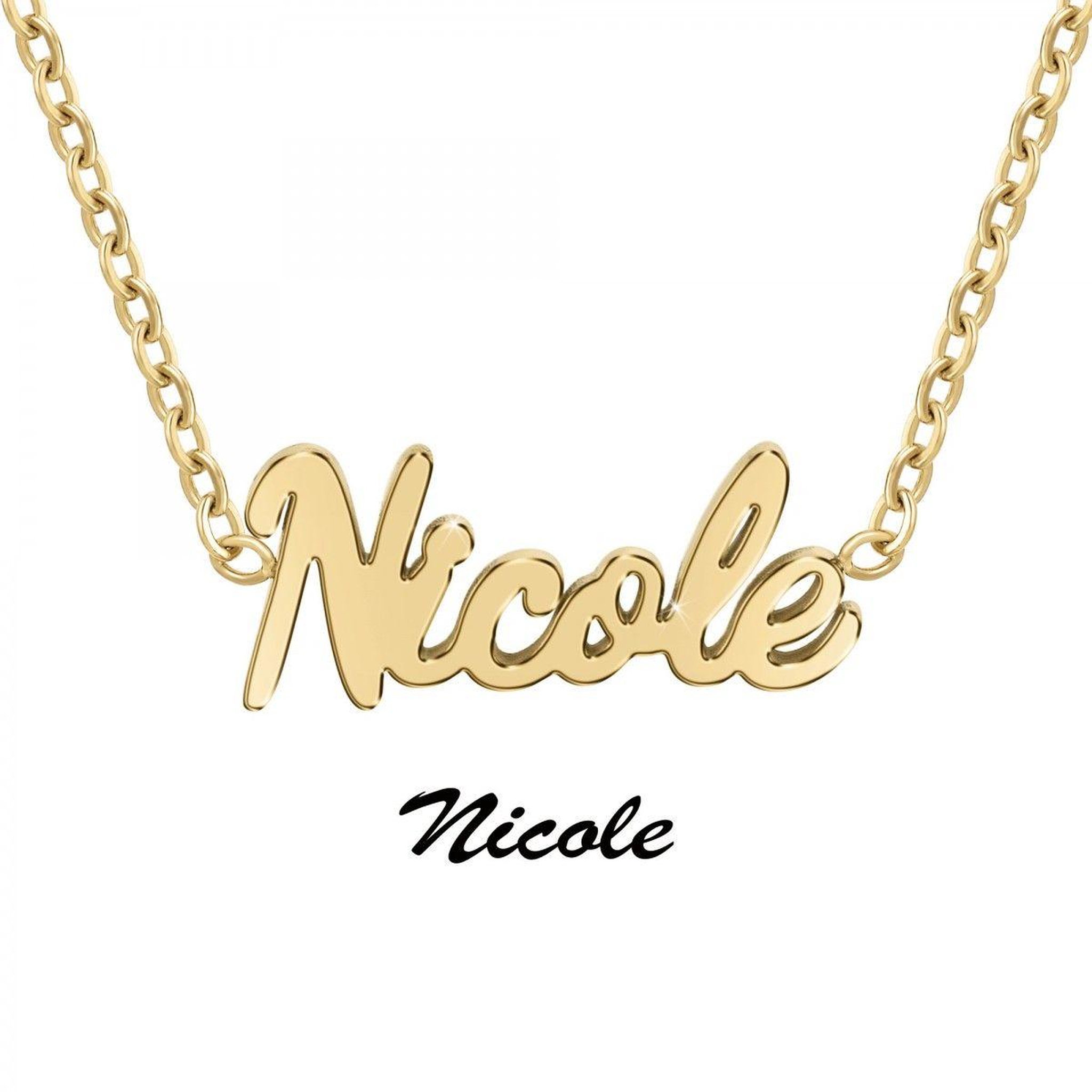 Voir la diapositive 3 : SC CRYSTAL Nicole - Collier prénom