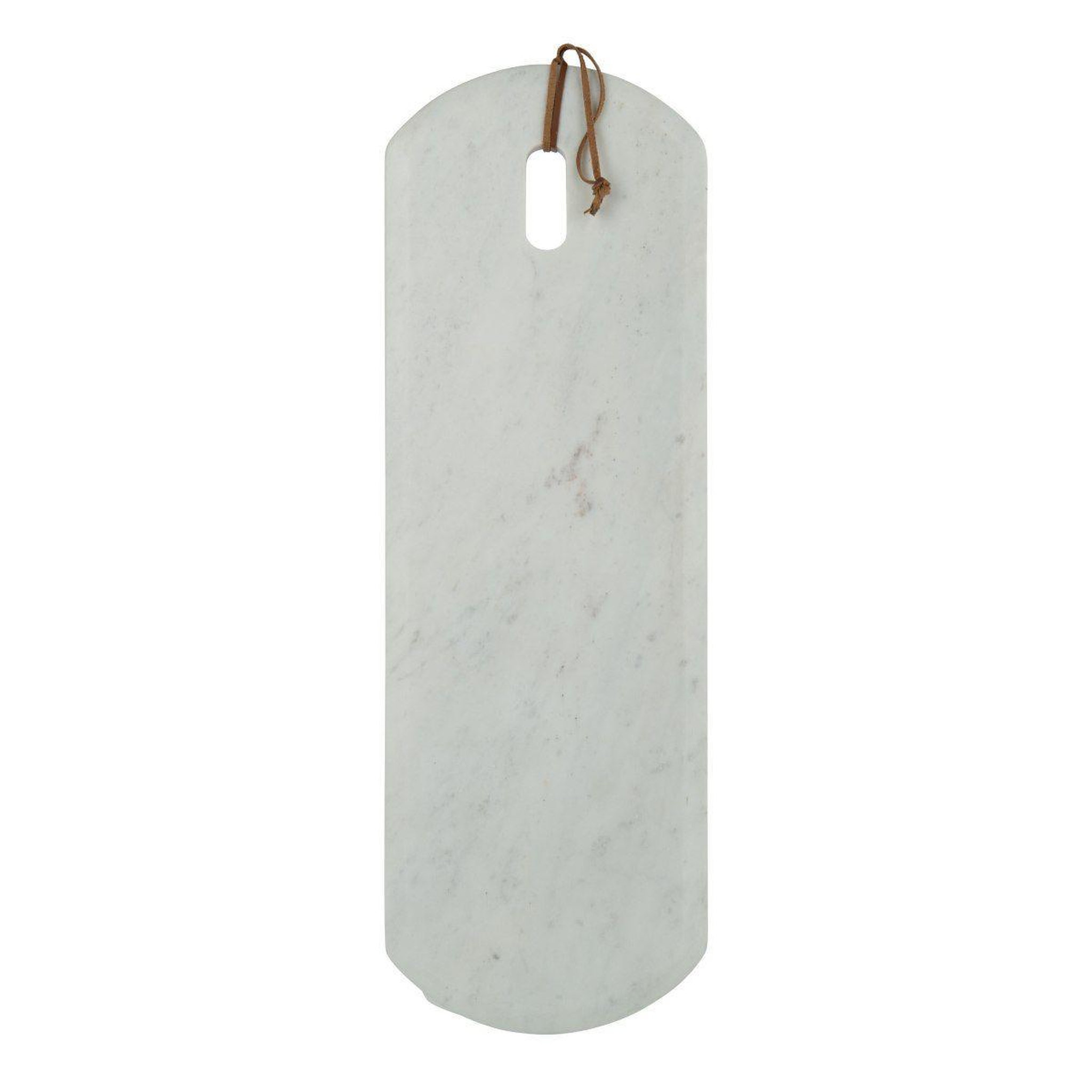 J-LINE Planche à découper en marbre  puglia  60cm blanc