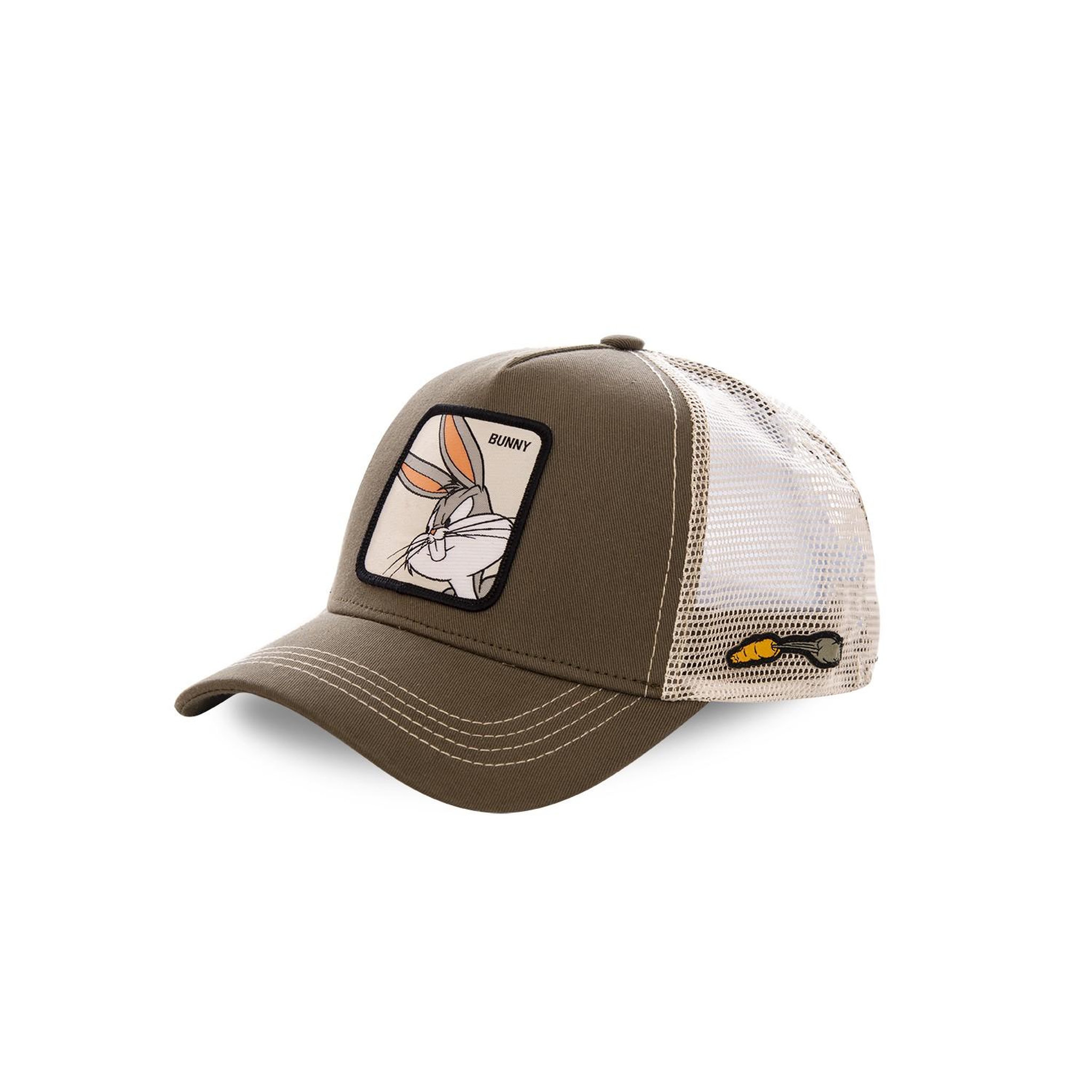 Voir la diapositive 1 : CAPSLAB Casquette Capslab Looney Tunes Bunny Vert Kaki