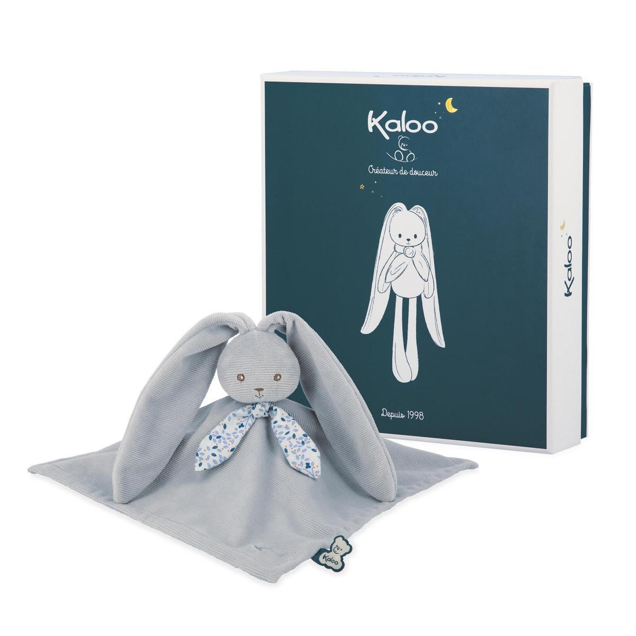 Kaloo Doudou lapin bleu Lapinoo
