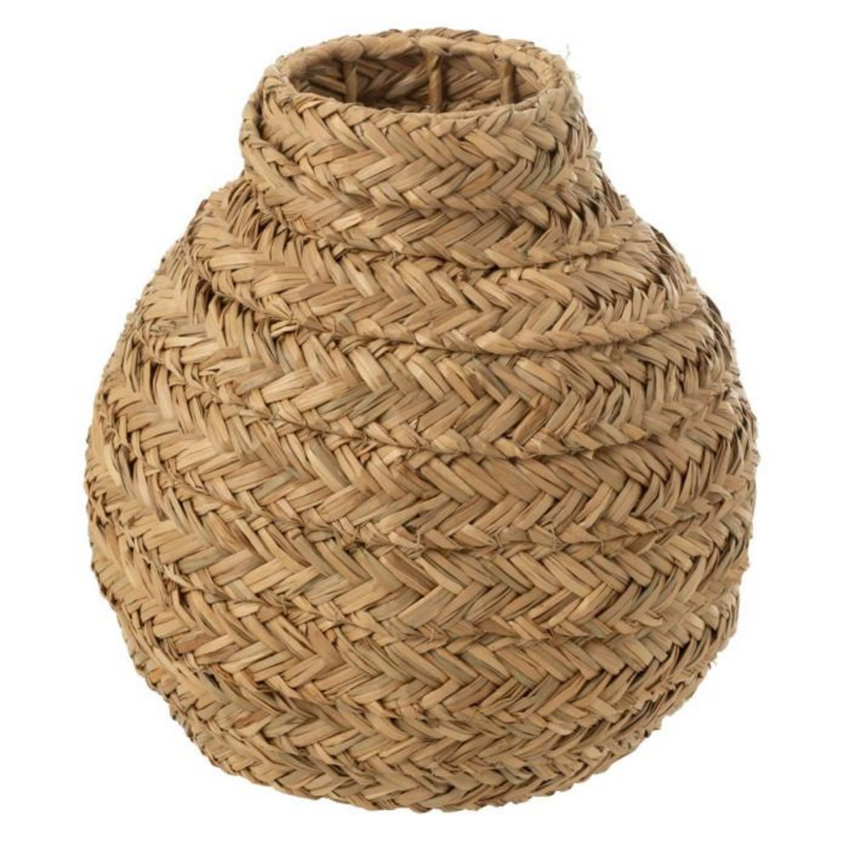 Paris Prix Vase Déco en Jonc  Tressé  30cm Naturel