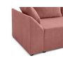 Voir la diapositive 5 : BEST MOBILIER Mike - canapé d'angle réversible - 4 places - convertible avec coffre - en velours côtelé