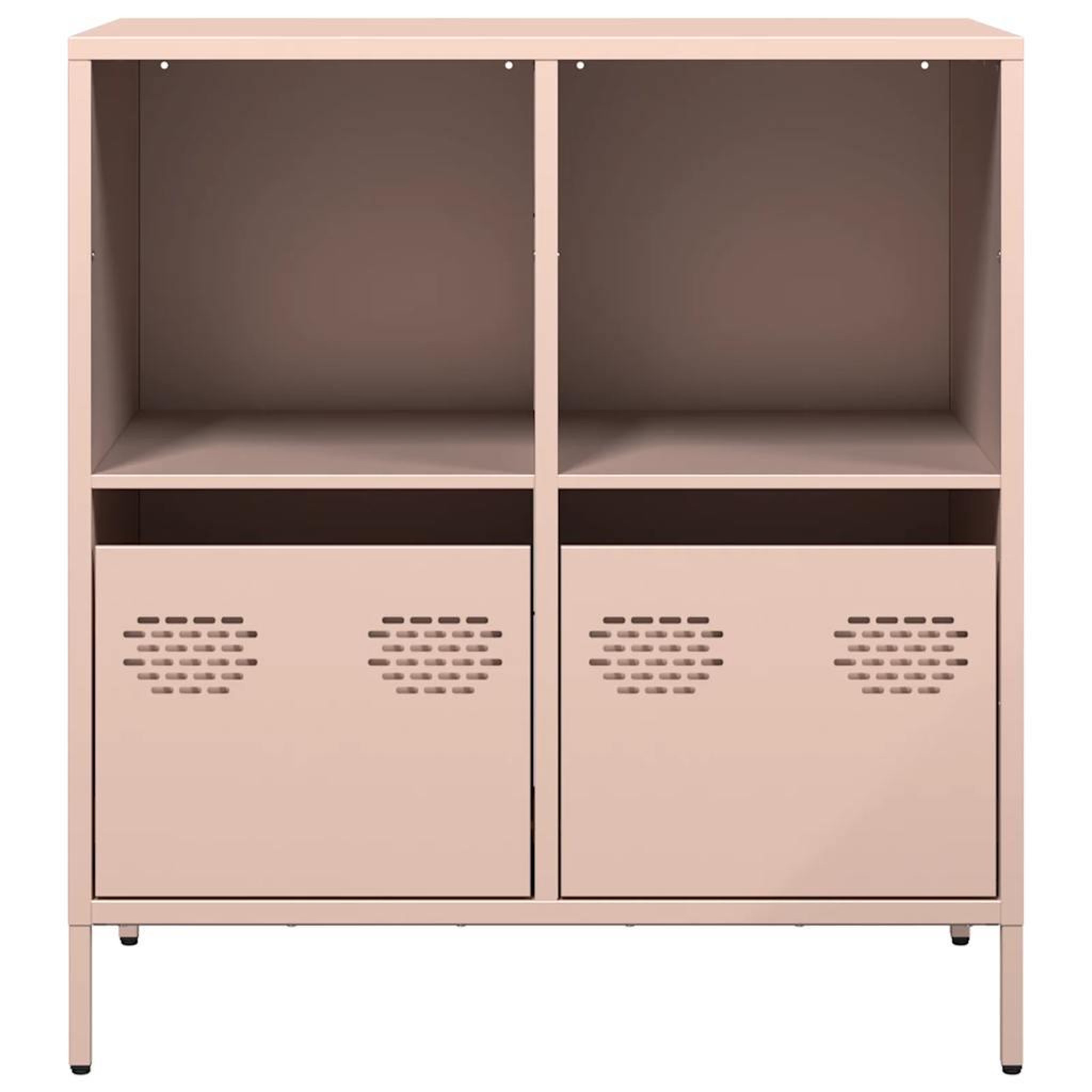 Voir la diapositive 4 : VIDAXL Buffet rose 68x39x73,5 cm acier lamine a froid